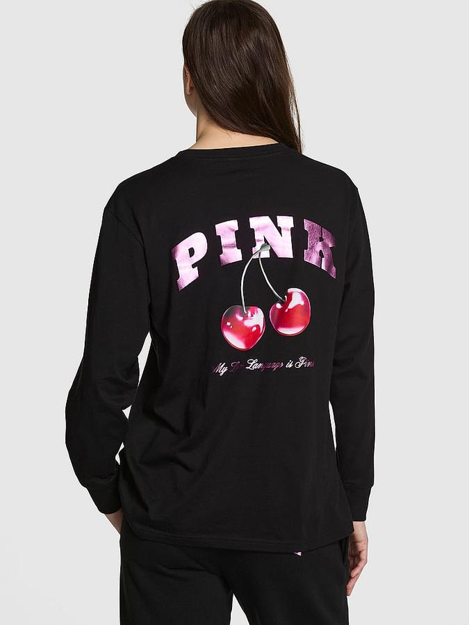 Campus Cotton Long-Sleeve Tee