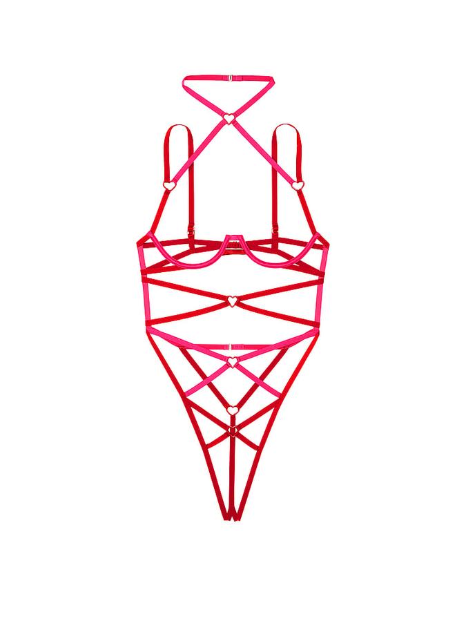Strappy Heartware Open Teddy image number 2