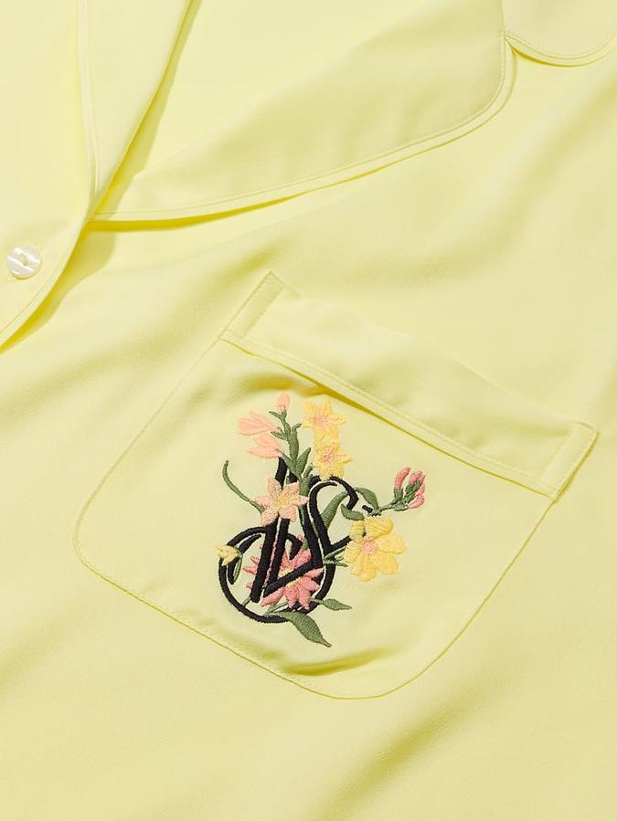Signature Satin Long Pajama Set image number 2