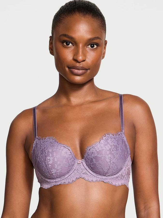 Lace Lightly Lined Classic Coverage Demi Bra image number 0