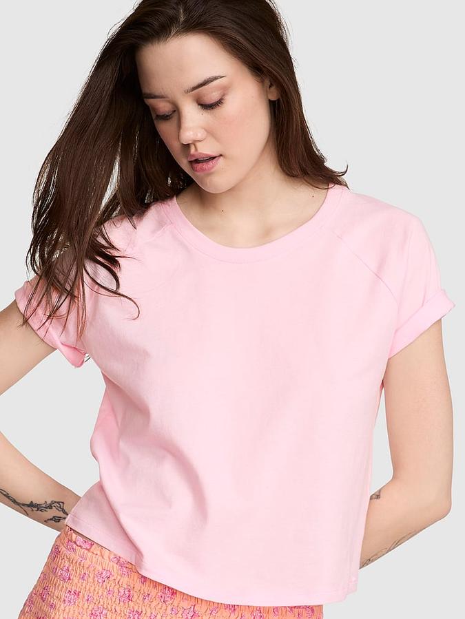 Cotton Raglan Sleep Tee