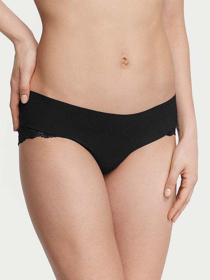No-Show Lace-Trim Hiphugger Panty image number 0