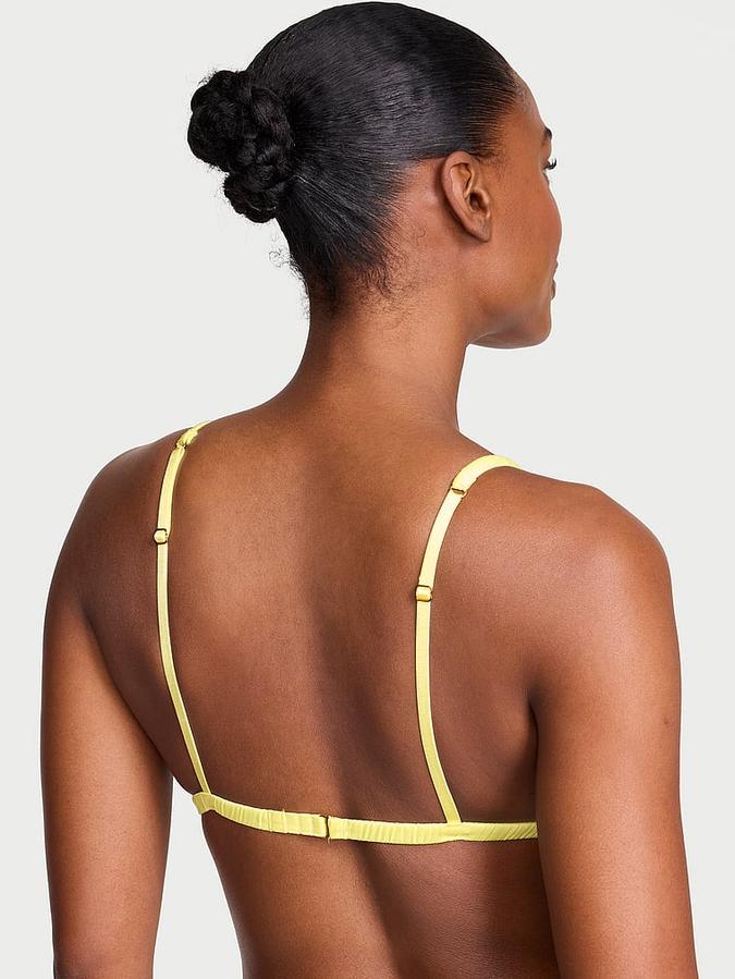 Tease Satin Kiss Triangle Bralette