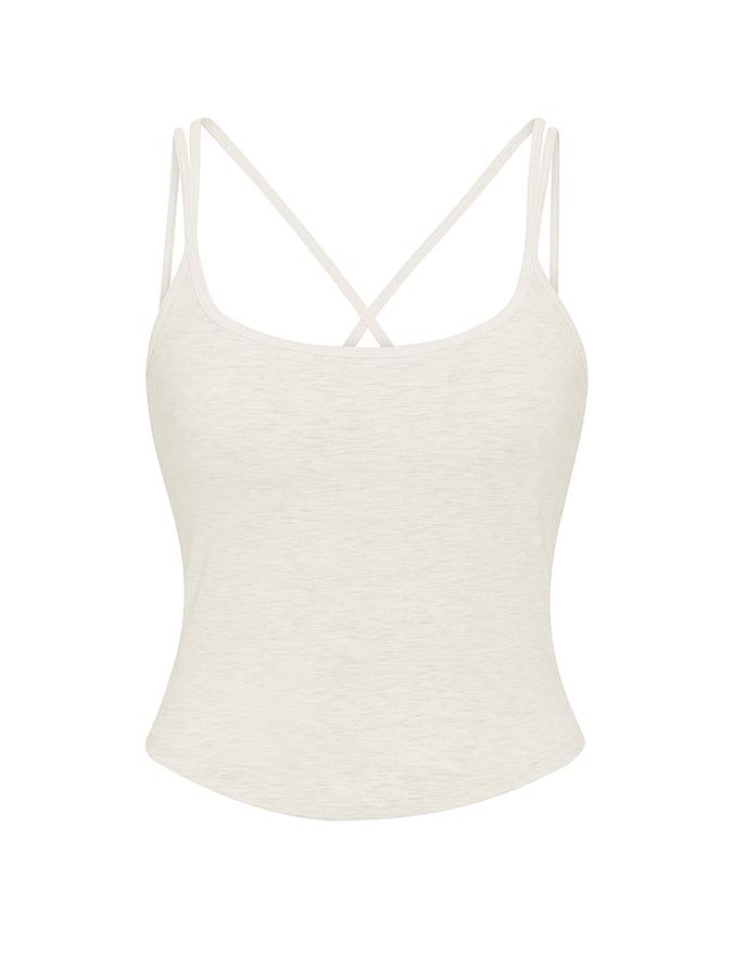 All-Day Cotton Strappy Tank Top image number 2