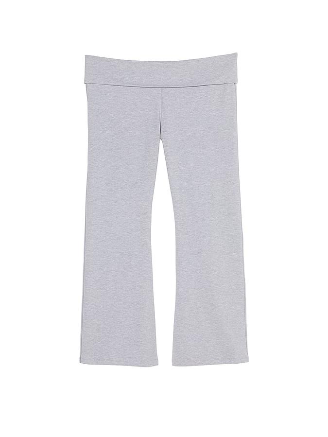 All-Day Cotton Foldover Flare Leggings image number 2
