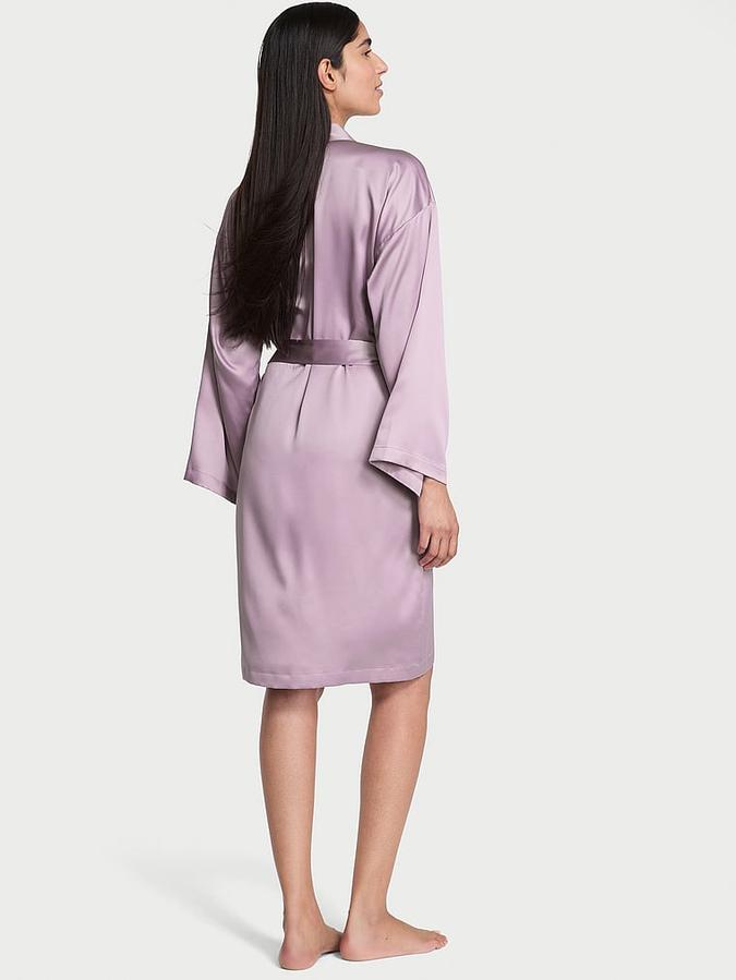 Satin Midi Robe image number 1