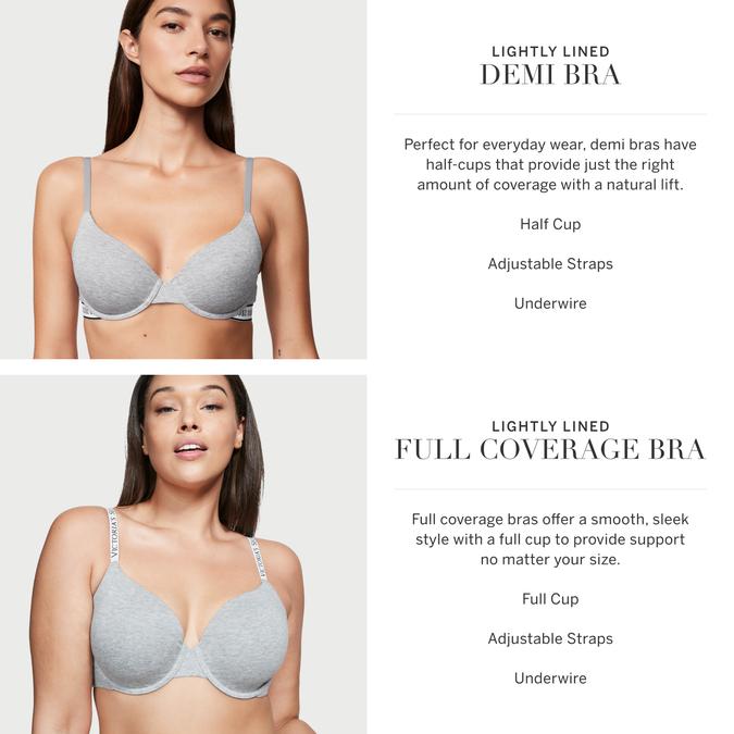Cotton Lightly Lined Demi Bra image number 3