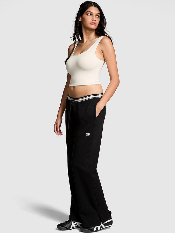 Ivy Fleece Split-Hem Flare Sweatpants image number 0