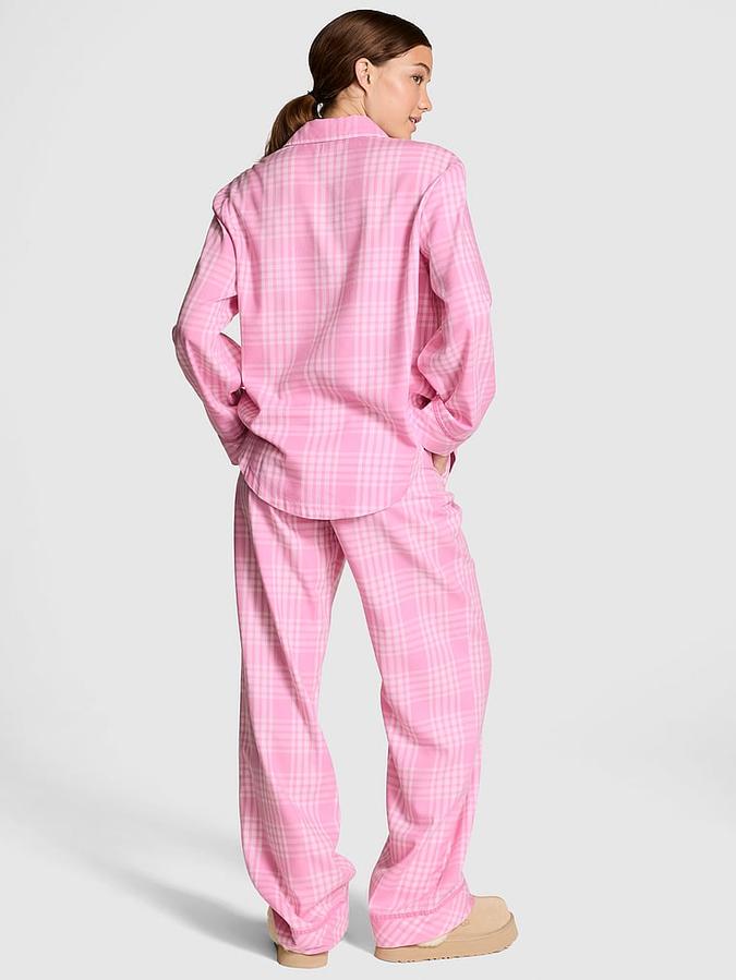 Flannel Long Pajama Set image number 1