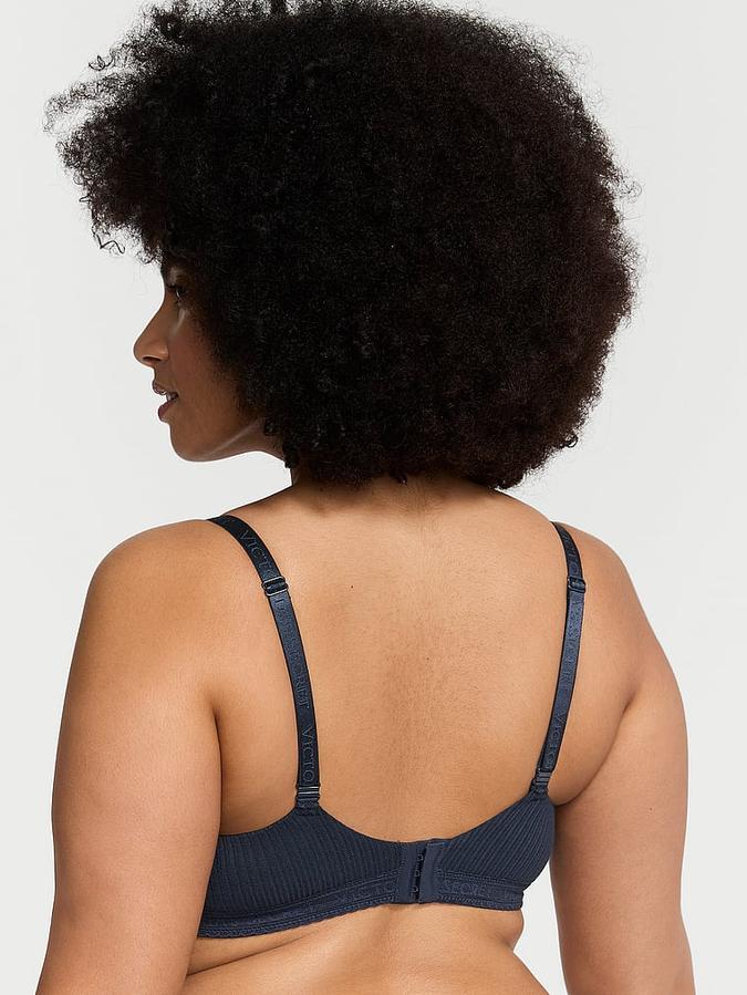 Lightly Lined Pointelle Wireless Bra image number 1
