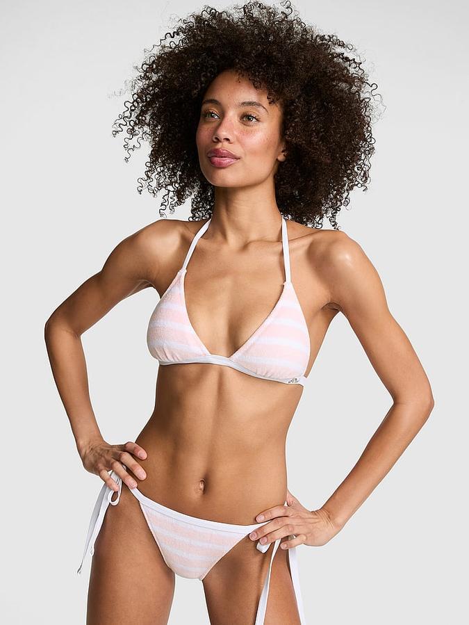 Push-Up Triangle String Bikini Top