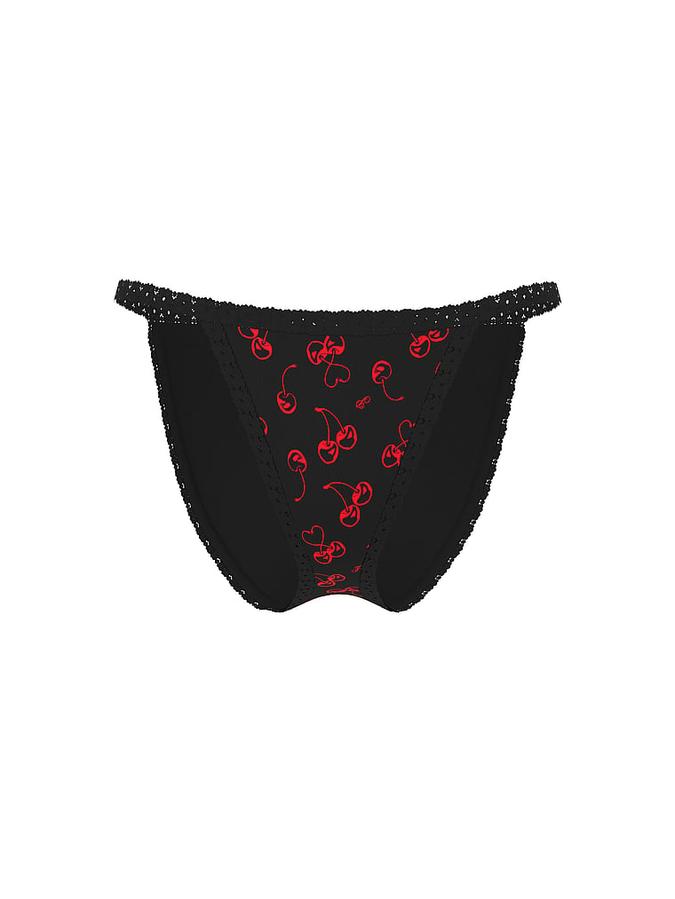 Wink Lace-Trim String Bikini Panty image number 2