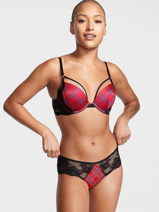 Fishnet Floral Cheeky Panty image number 3