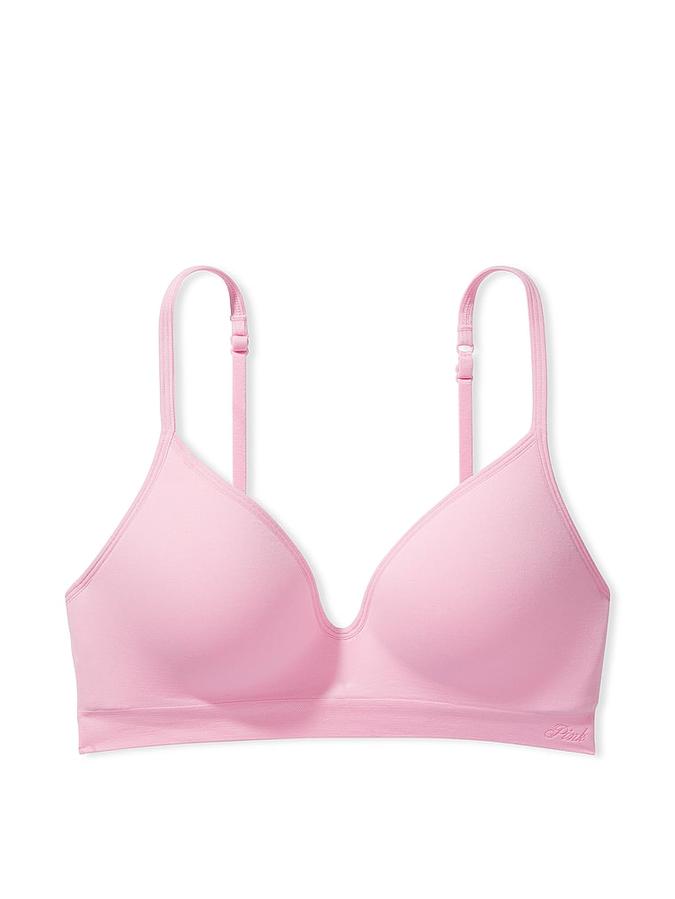 Seamless Wireless Push-Up Bralette image number 2
