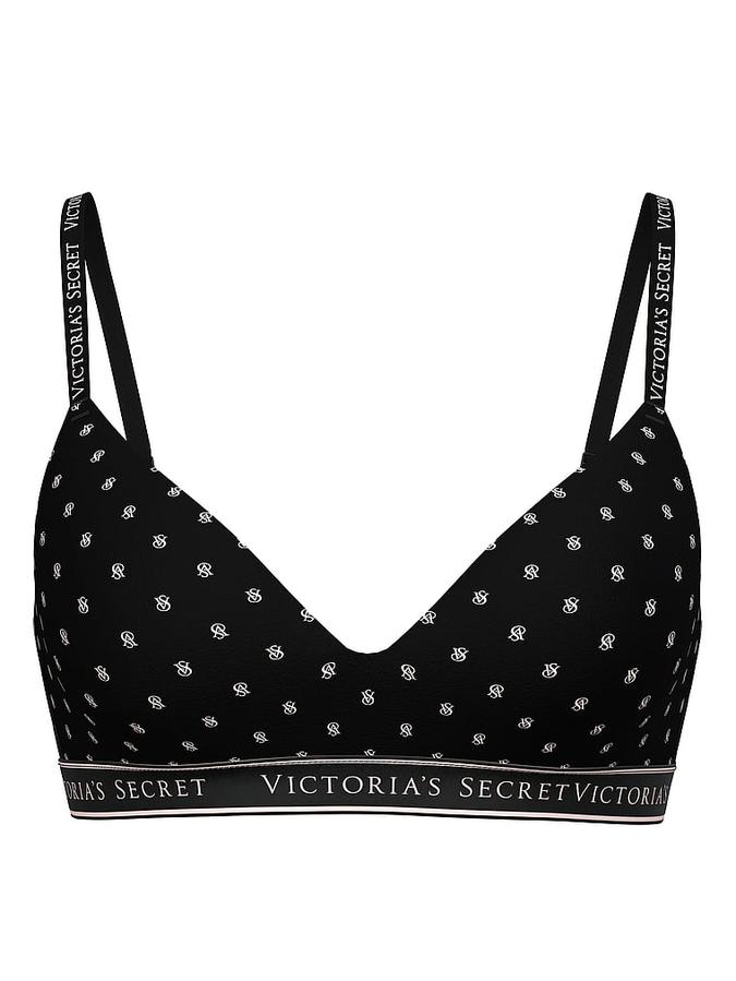 Lightly Lined Wireless Cotton Bra image number 2