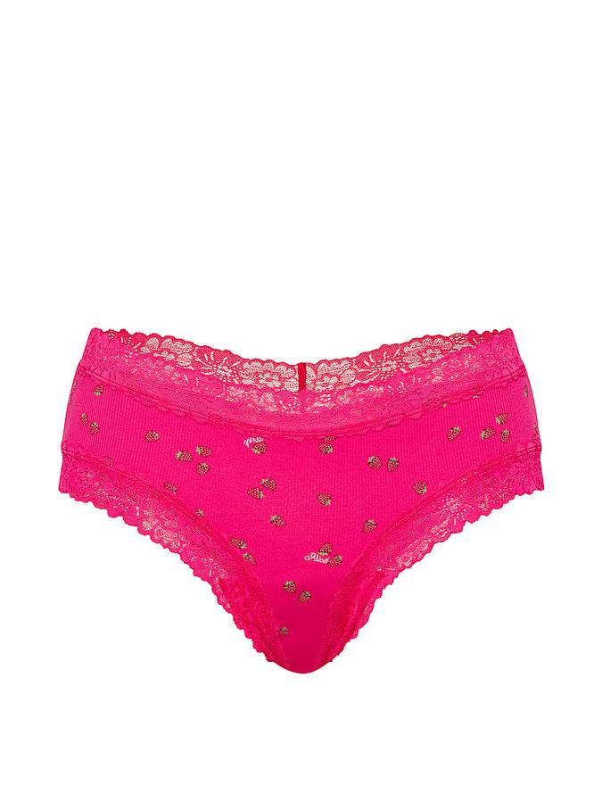 PINK Wink&trade; Lace-Trim Cheeky Panty image number 2