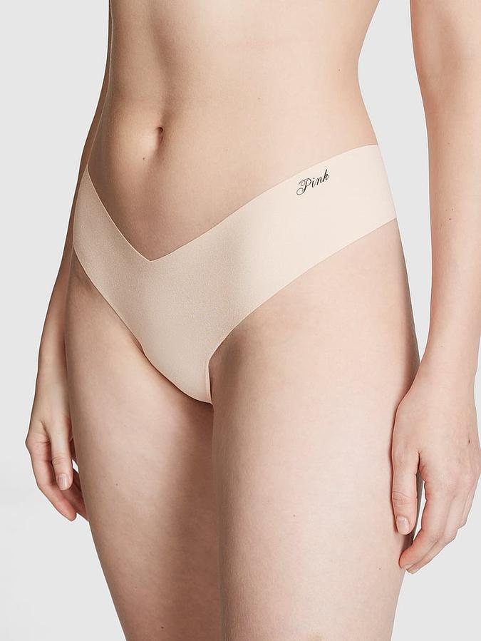 No-Show High-Leg Thong Panty