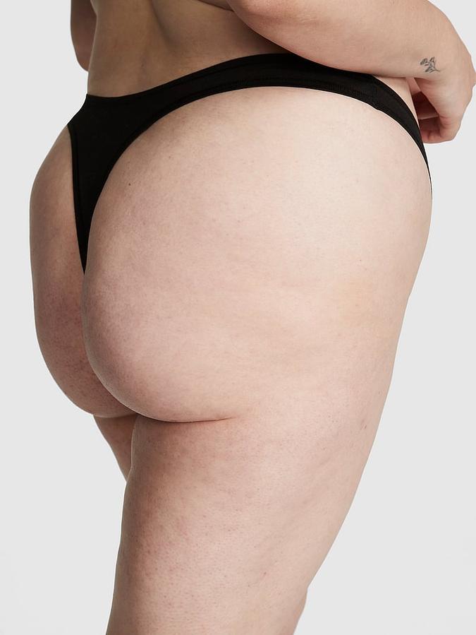 Cotton High-Leg Thong Panty image number 1