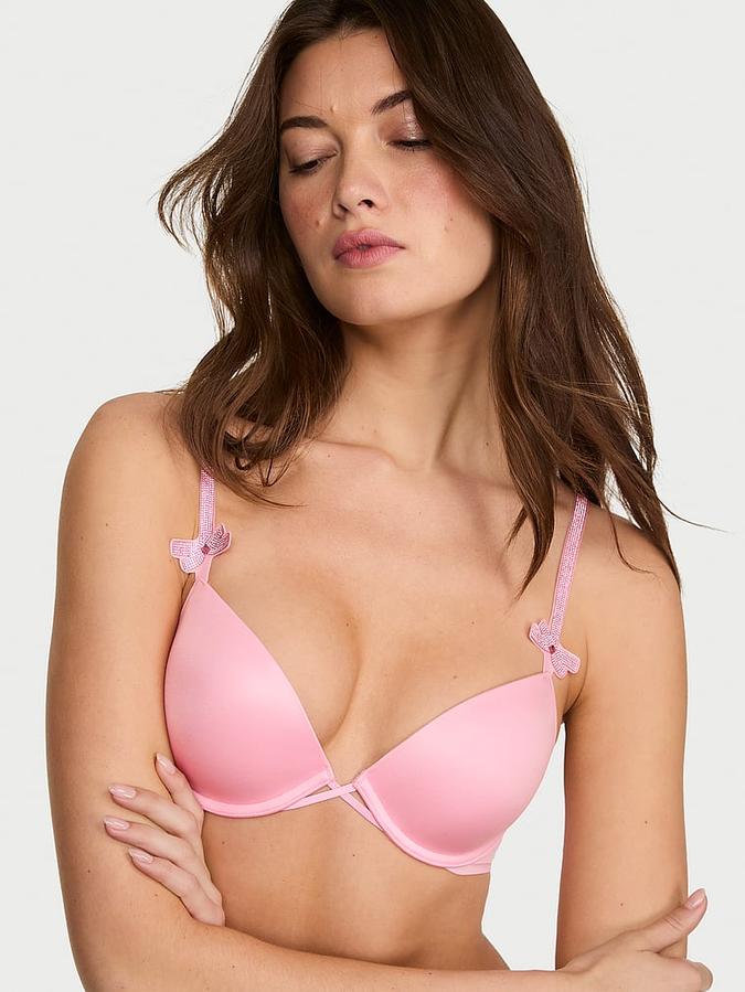 Shine Bow Push-Up Bra