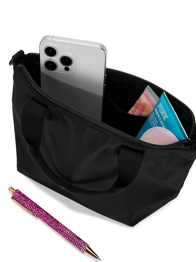 Mini Crossbody Nylon Tote Bag image number 2