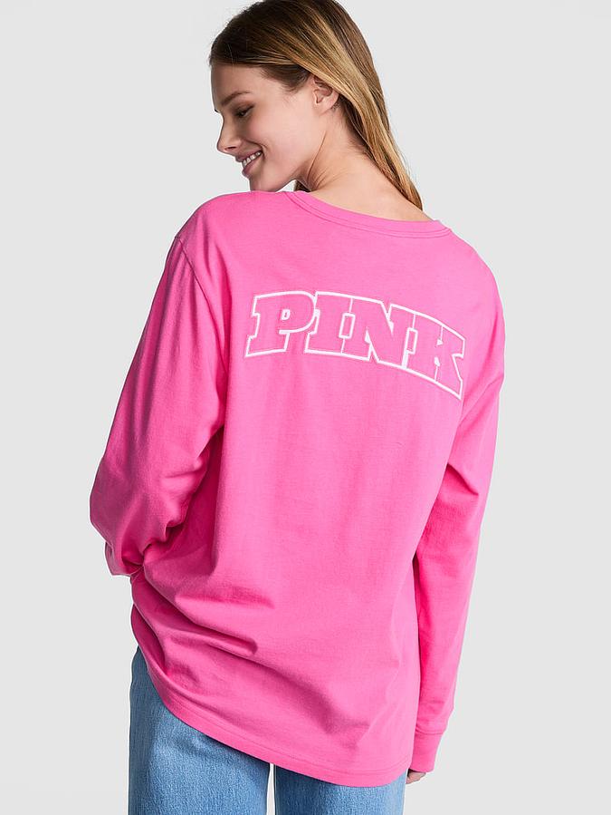 Campus Cotton Long-Sleeve Tee image number 1