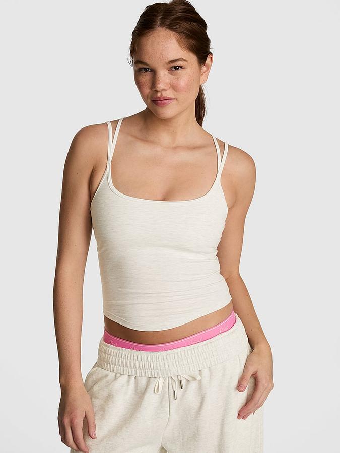 All-Day Cotton Strappy Tank Top