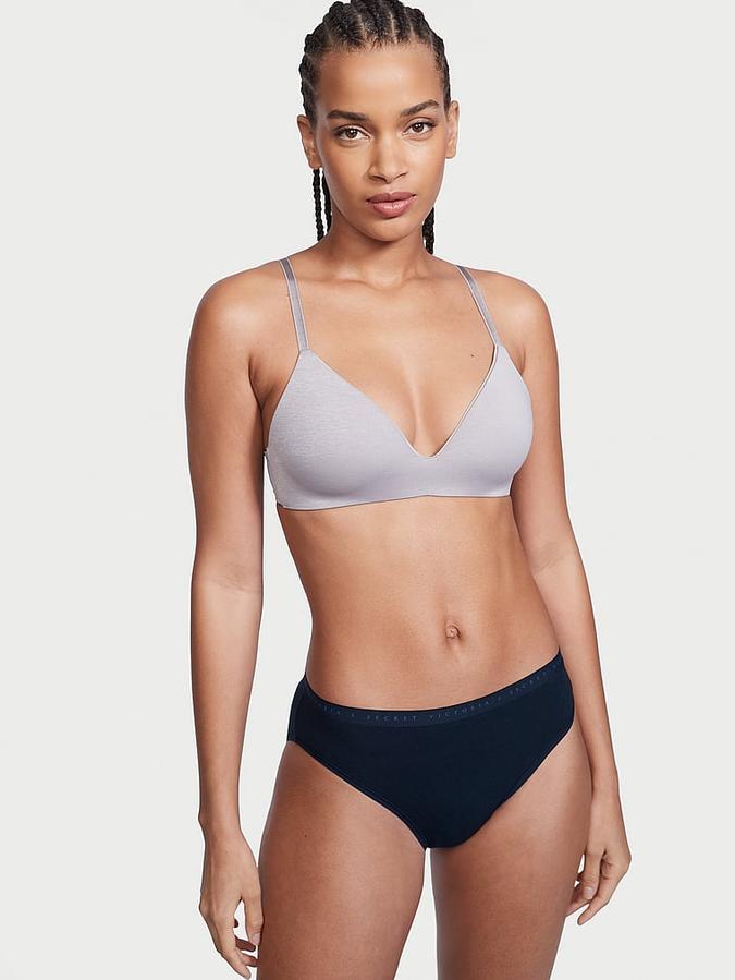 Stretch Cotton High-Leg Brief Panty image number 0