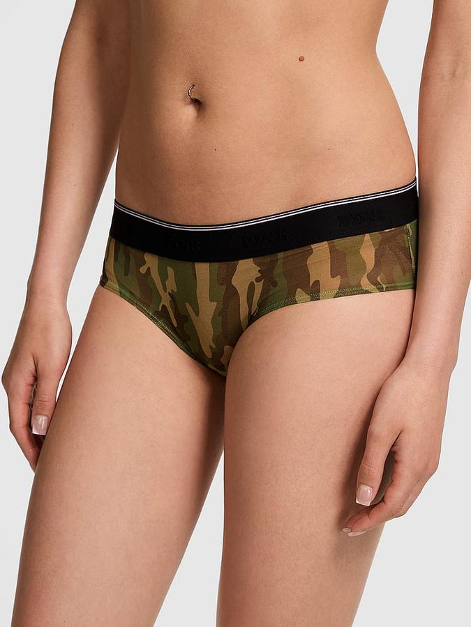 Logo Mesh Hiphugger Panty image number 0