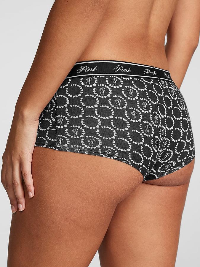 Logo Cotton Boyshort Panty image number 1