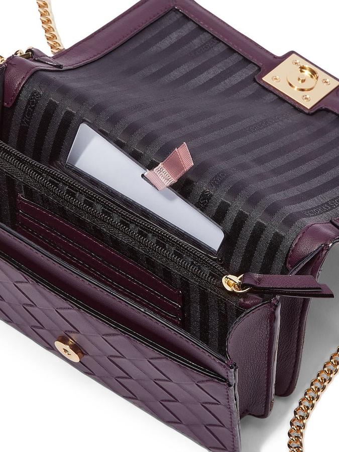 新品Victoria's secret Buy The Victoria Mini Shoulder Bag Violet Online - Style ID