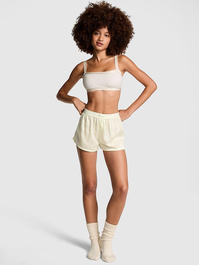 Silky Sleep Shine Boxy Pajama Shorts image number 0