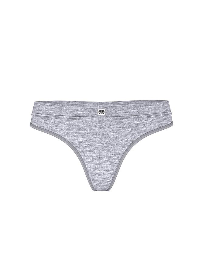 Logo Cotton Thong Panty image number 1