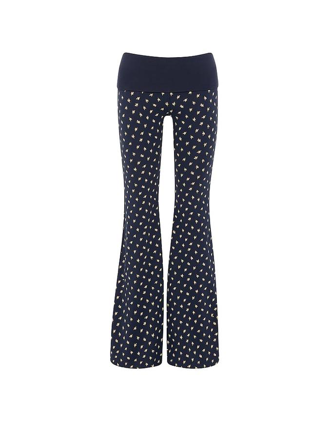 All-Day Cotton Foldover Super Flare Leggings image number 2