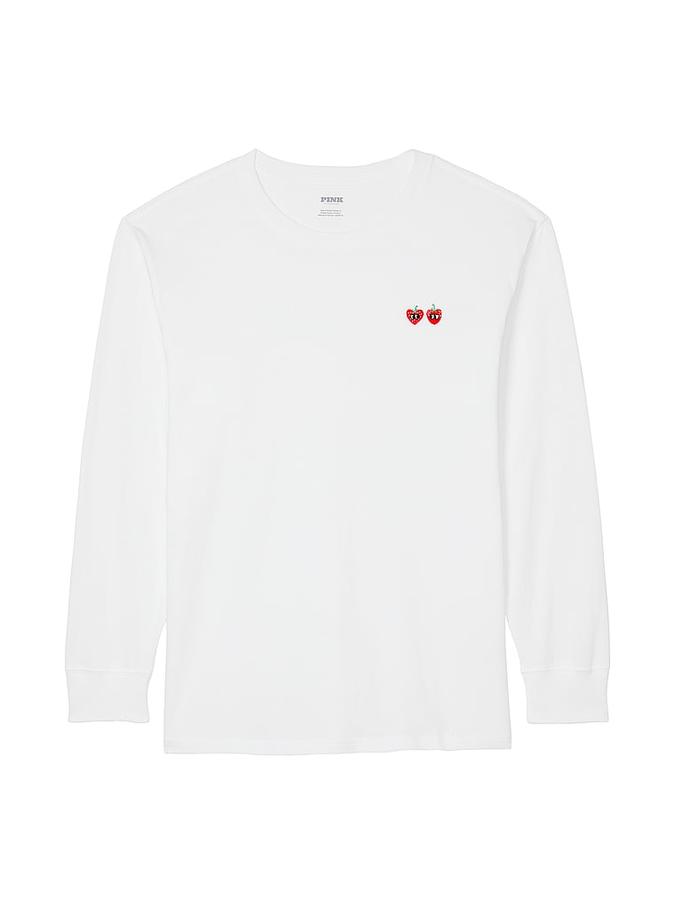 Oversized Long-Sleeve Campus Tee image number 2