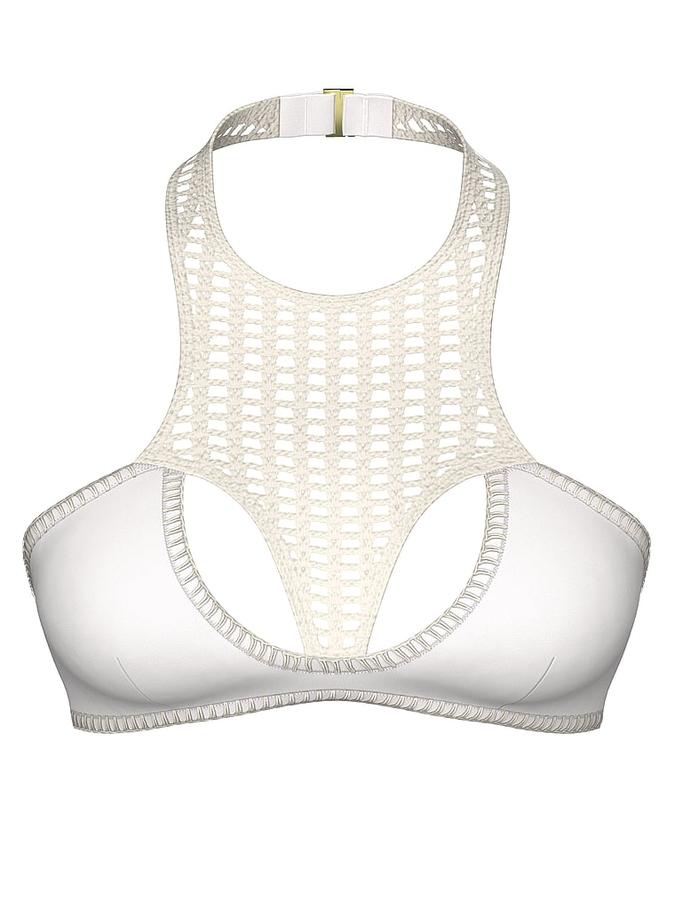 Archives Crochet Scuba High-Neck Bikini Top image number 2