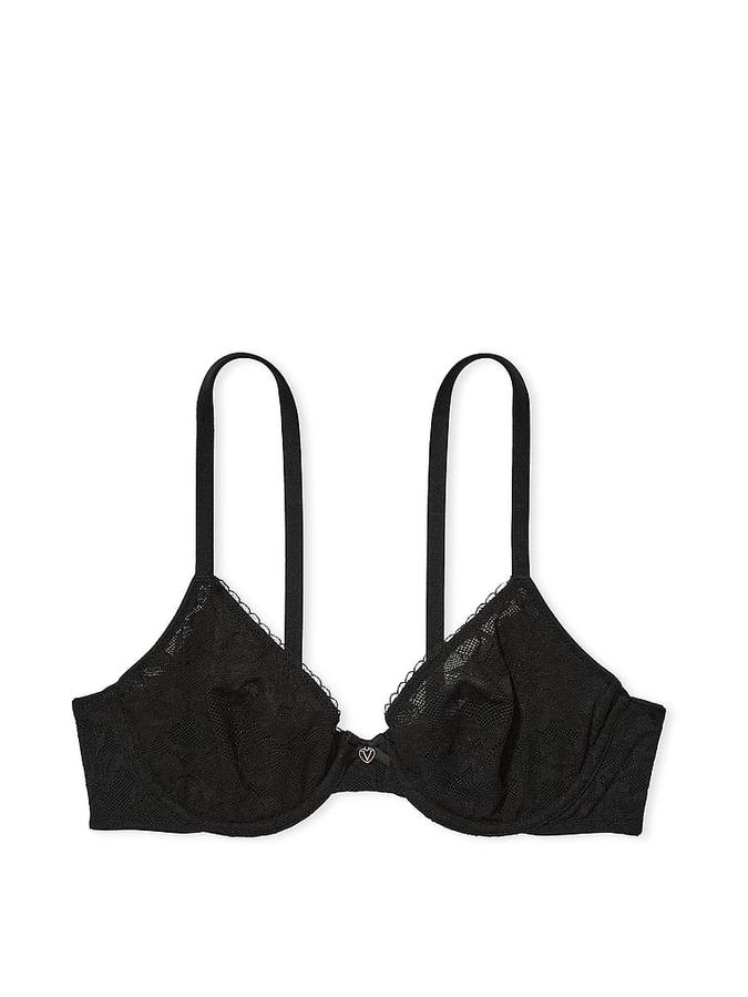 Invisible Lift Unlined Lace Demi Bra image number 2
