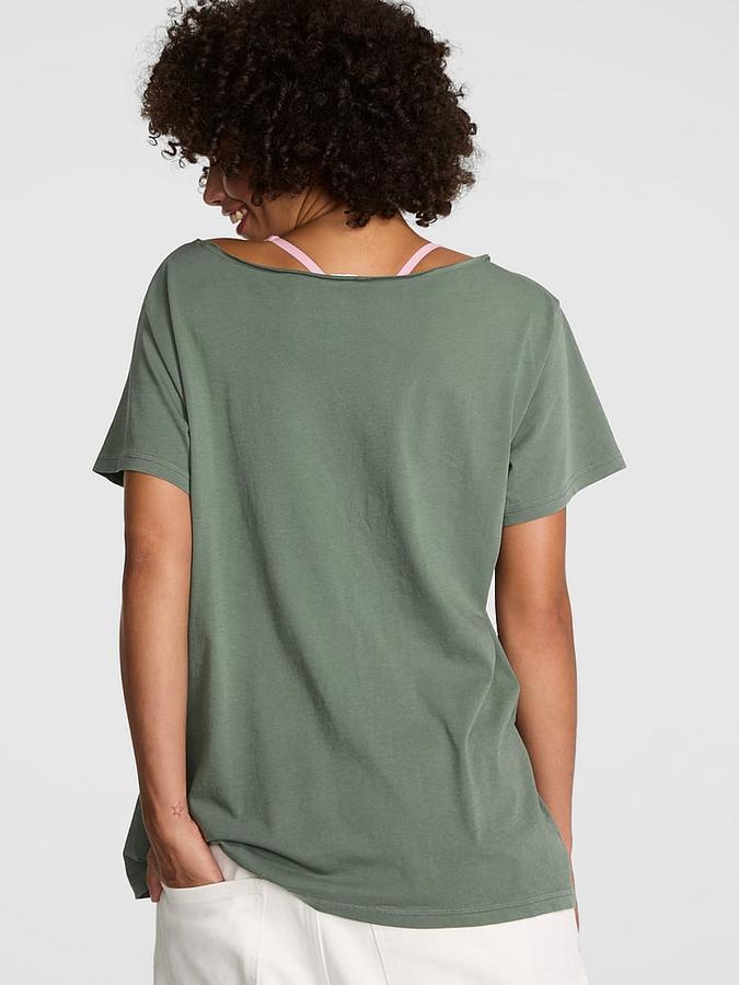Campus Cotton Slouchy Tee image number 1