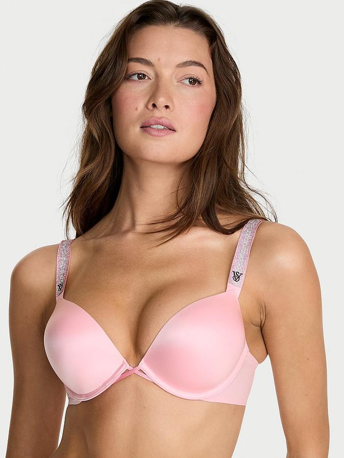 Bombshell Logo Shine Strap Add-2-Cups Push-Up Bra