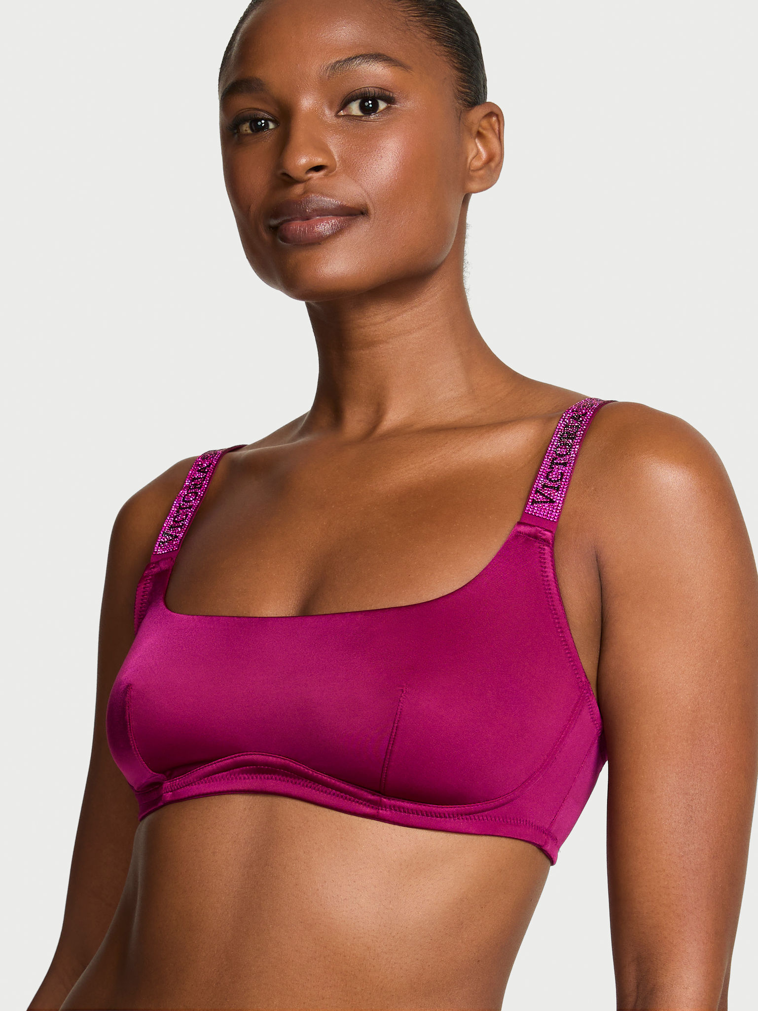 Shine Strap Scoop Bralette