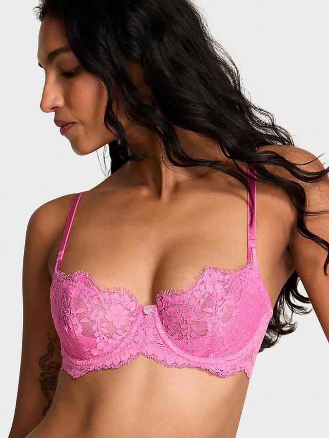 Wicked Unlined Lace Balconette Bra