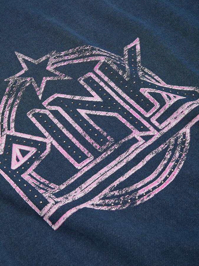 Ivy Fleece Oversized Crew Sweatshirt image number 3