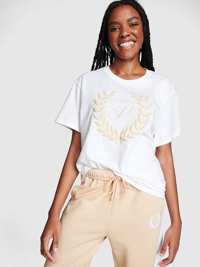 Oversized Short-Sleeve Campus T-Shirt image number 0