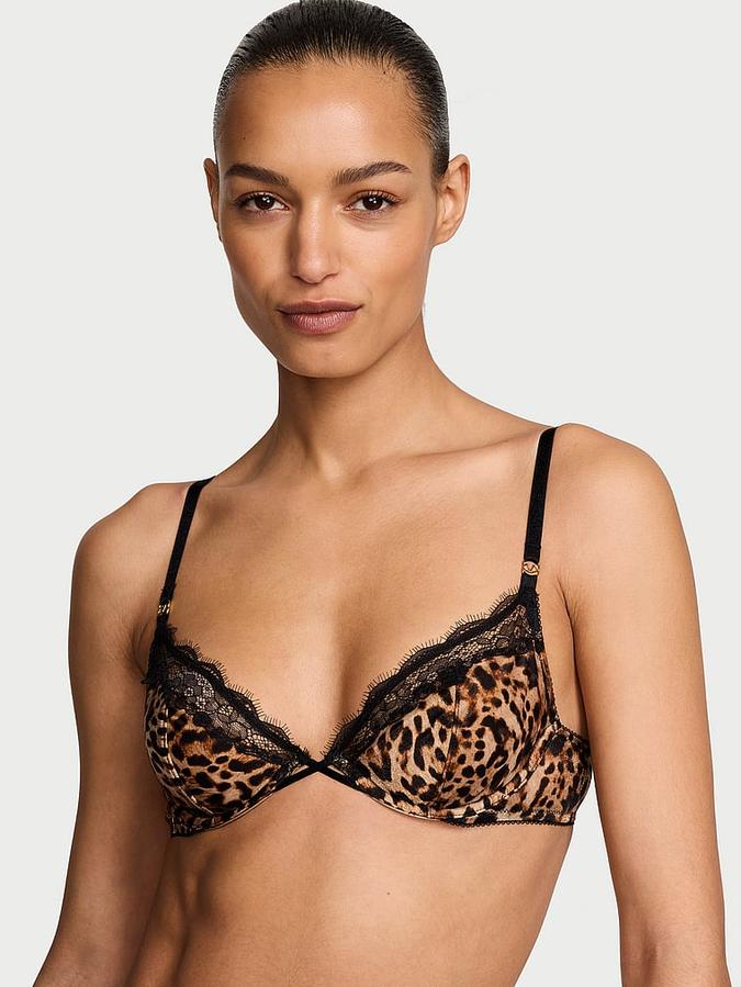 Tease Unlined Sheer Shimmer Demi Bra