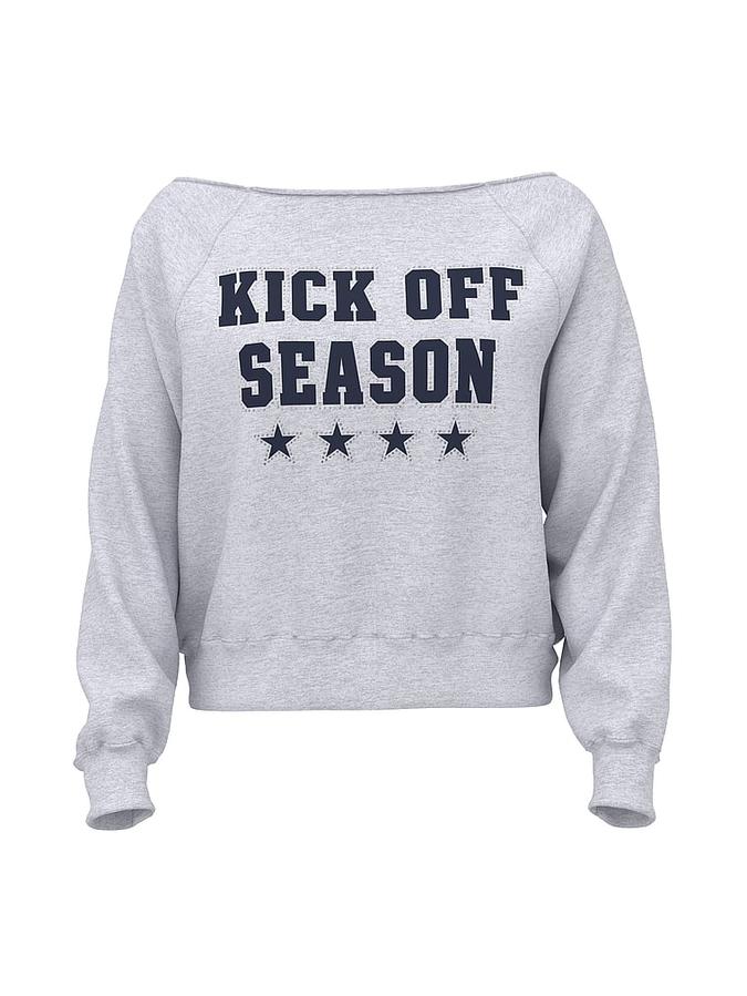 Ivy Fleece Off-The-Shoulder Sweatshirt image number 2