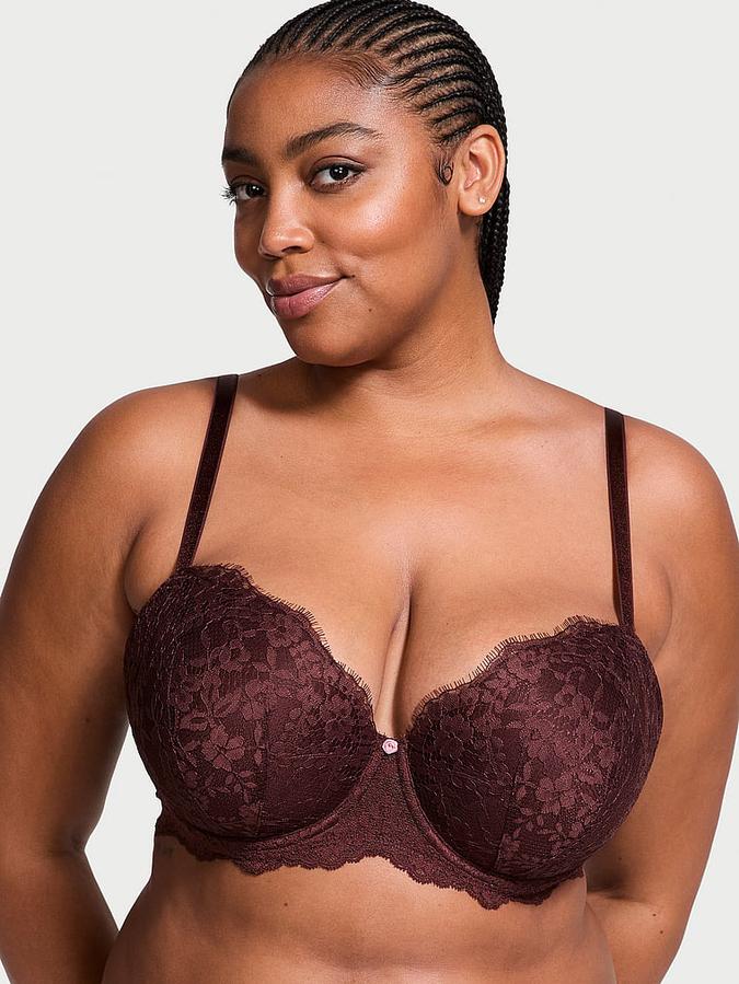 Lace Lightly Lined Classic Coverage Demi Bra image number 0
