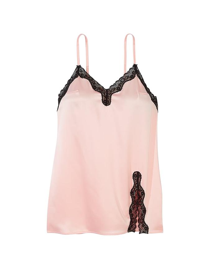 Fun & Flirty Satin Lace-Trim Mini Slip image number 2