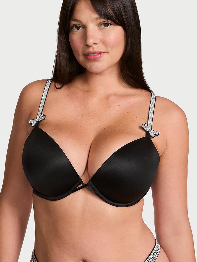 Shine Bow Push-Up Bra