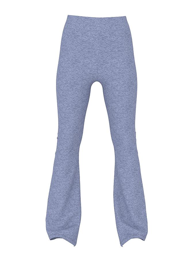 All-Day Cotton Foldover Flare Leggings image number 2