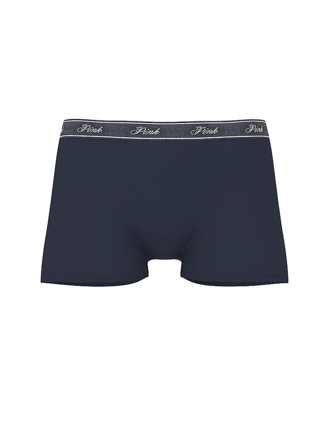 Logo Cotton High-Waist Boyshort Panty image number 2