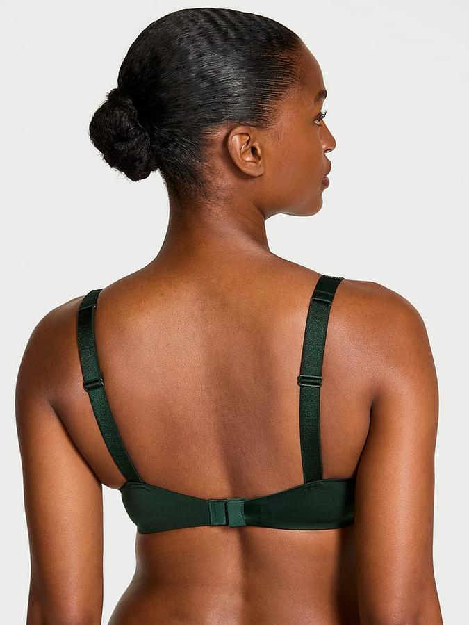 Logo Shine Strap Push-Up Bra